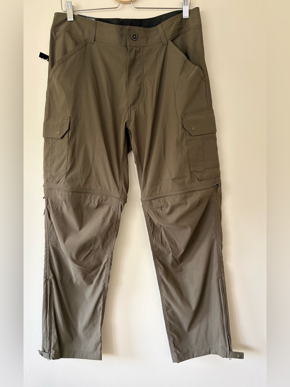 KÜHL Renegade Convertible Cargo Pants Men’s 34x30 Brown Zip Off Outdoor